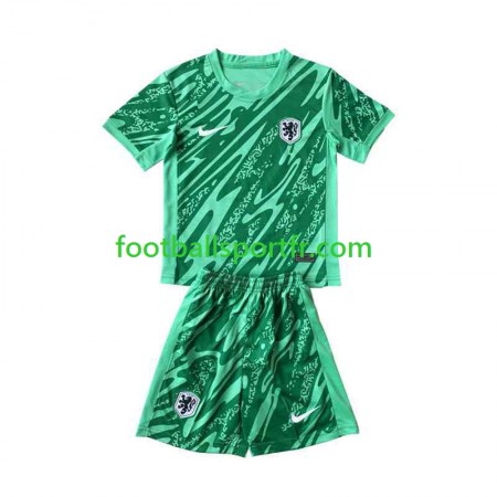 Tenue Pays-Bas Gardien Enfant Domicile UEFA Euro 2024 Maillot de Foot